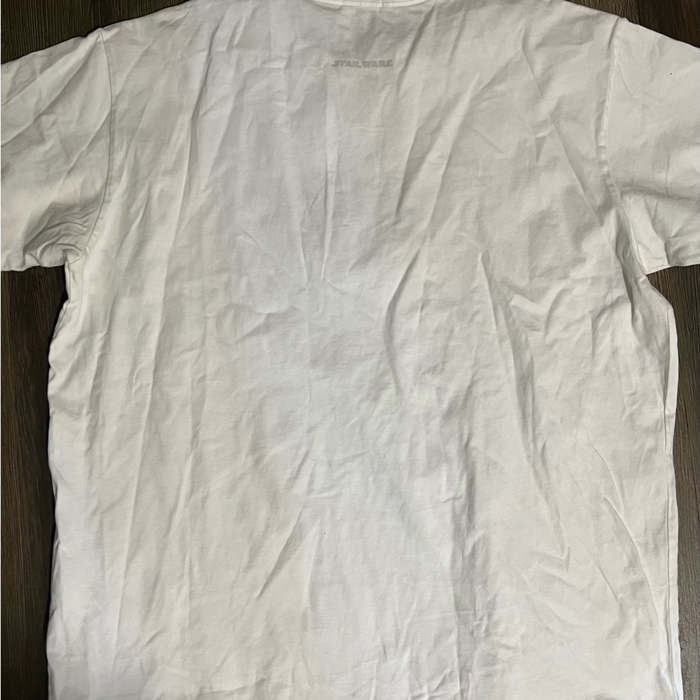 Kith x Star Wars Yoda Serif Vintage Tee White Tshirt Shirt Jedi Sith XL - Picture 5 of 7